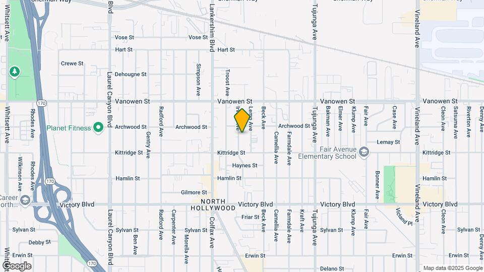 6640 Irvine Ave Mapa y Detalles de la Ubicación