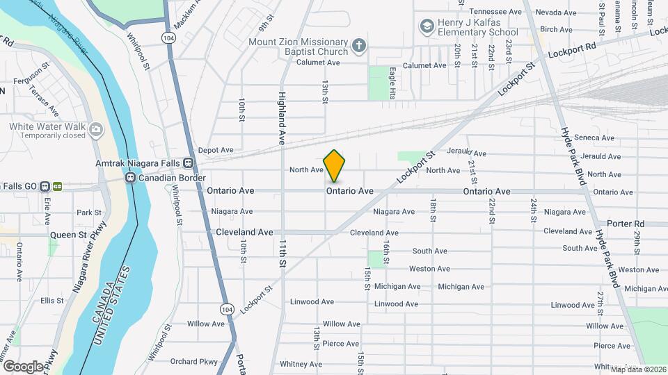 1312 Ontario Ave Map and Location Details