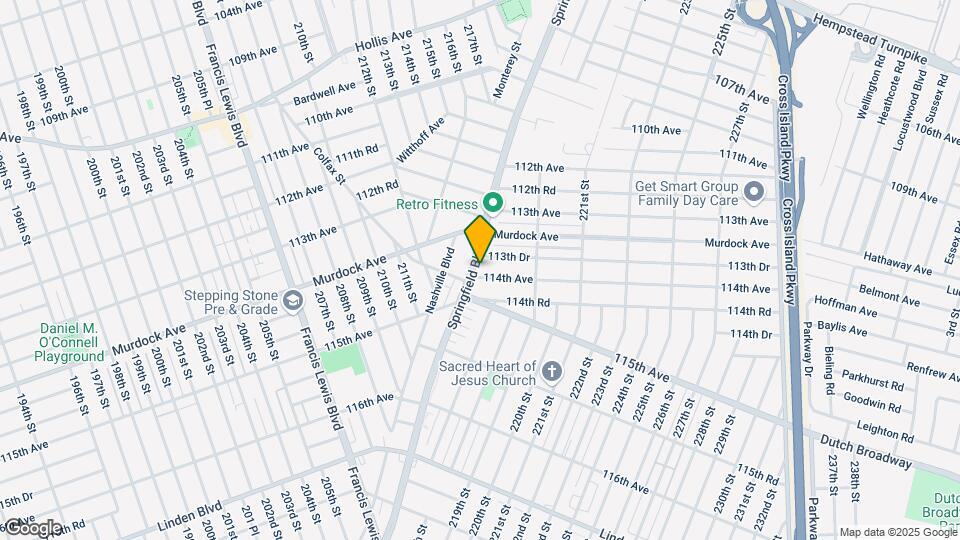 113-63 Springfield Blvd Map and Location Details