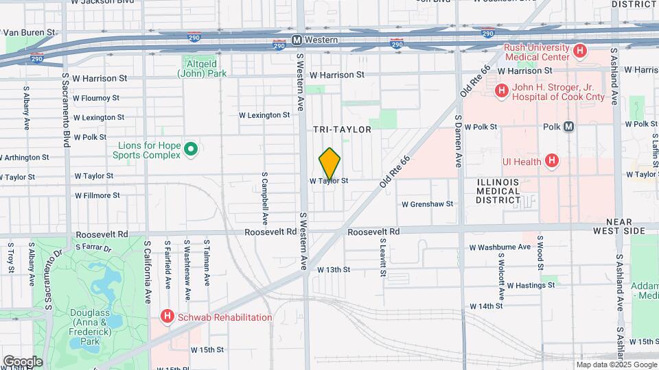 2319 W Taylor St Map and Location Details