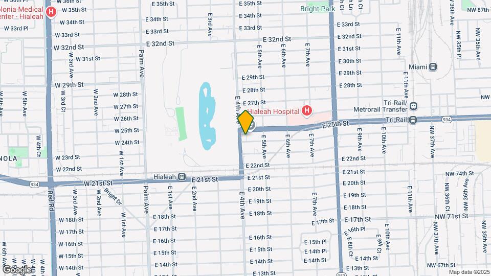 415 E 24th St Map and Location Details