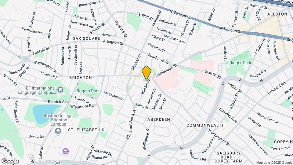 9R Winship St, Unit 3 Map and Location Details