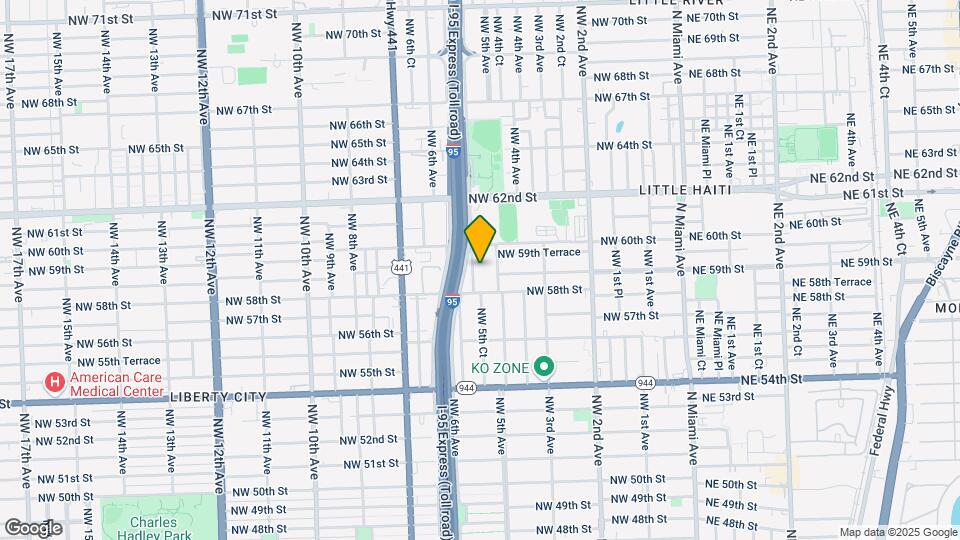 5909 NW 5th Ct Map and Location Details