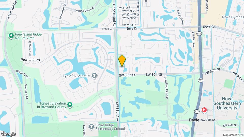 2910 SW 87th Terrace Map and Location Details
