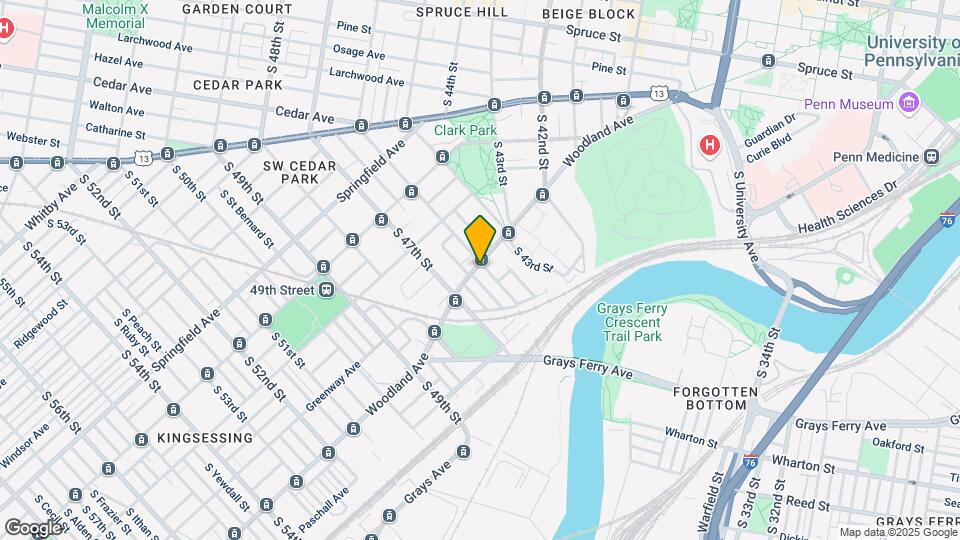 4602 Woodland Ave Mapa y Detalles de la Ubicación