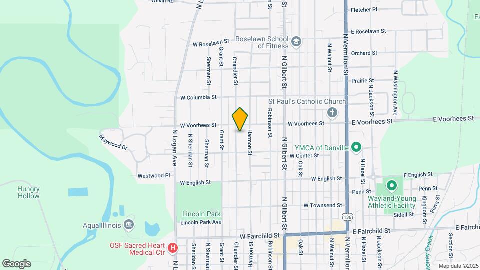 1215 Chandler St Map and Location Details