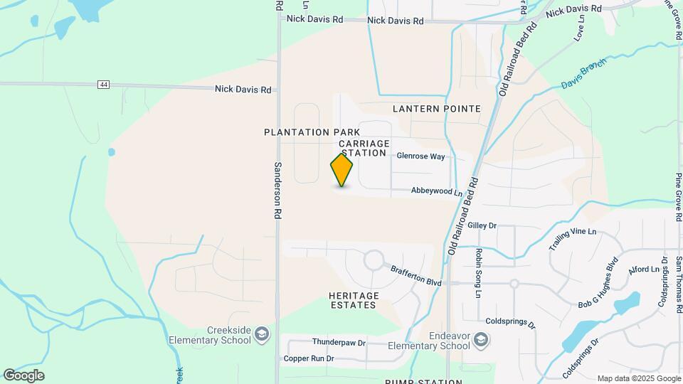15906 Glenncrest Ln Map and Location Details