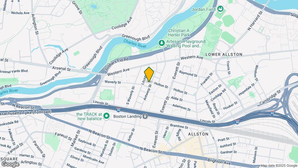 74 Antwerp St, Unit 4 Map and Location Details