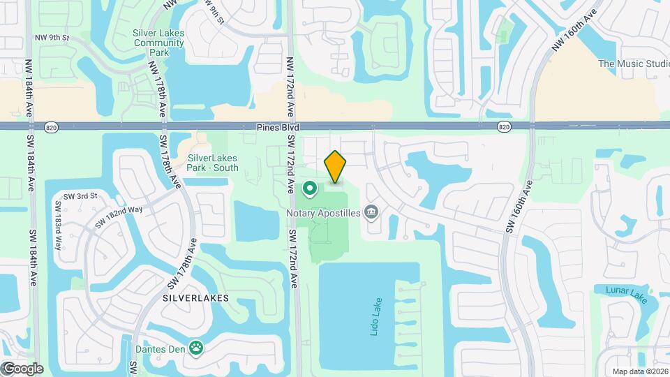 16942 SW 2nd Ct Mapa y Detalles de la Ubicación