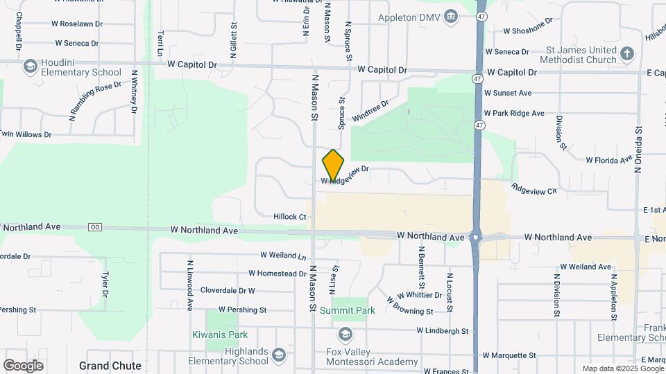 1209 W Ridgeview Dr Map and Location Details