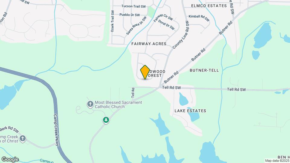 4451 Greenleaf Cir SW Map and Location Details