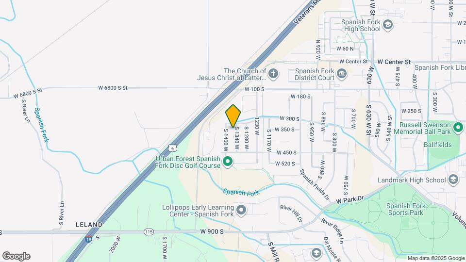 358 S 1340 W Map and Location Details