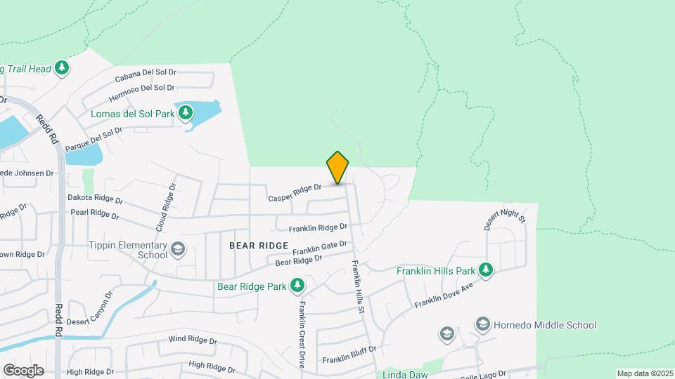 6312 Casper Ridge Dr Map and Location Details