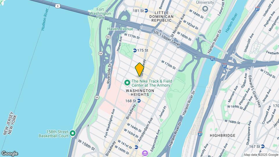 620 W 171st St Map and Location Details