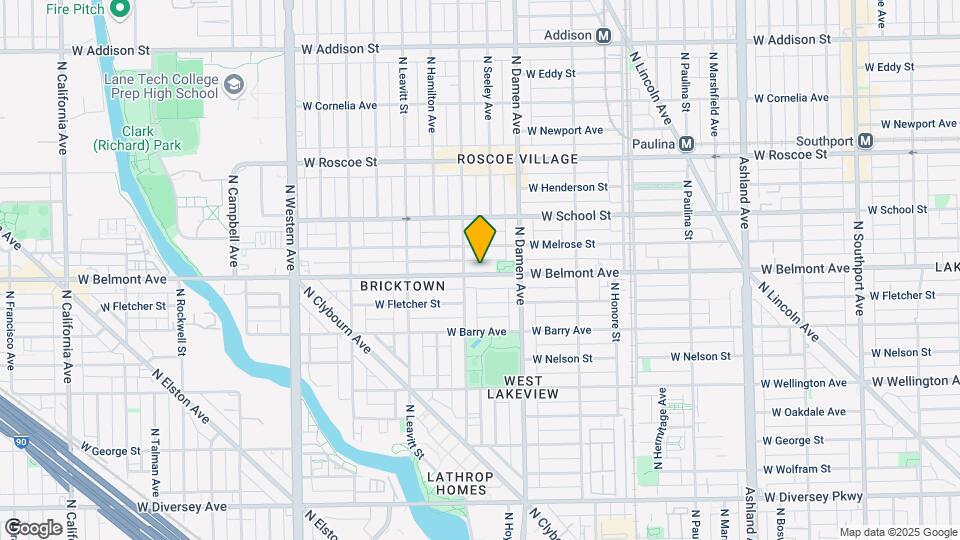 2040 W Belmont Ave Map and Location Details
