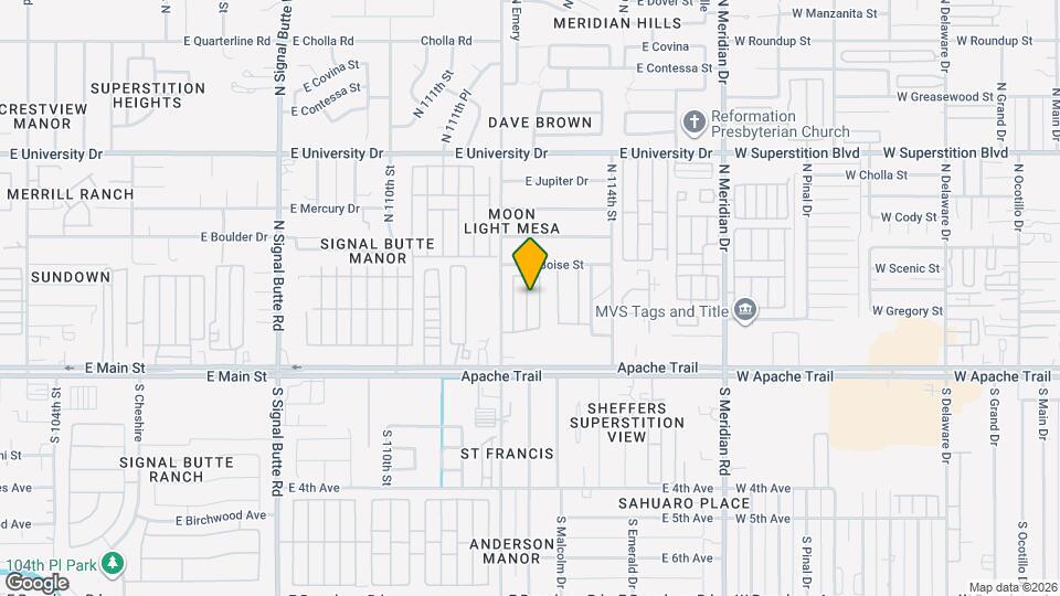 La Casa Trail Mobile Villa Map and Location Details