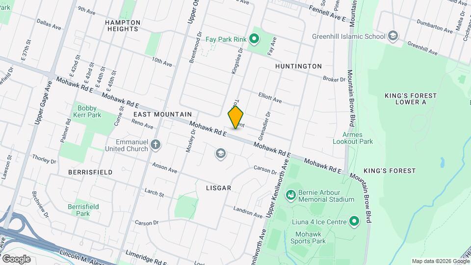 981 Mohawk Rd E Map and Location Details