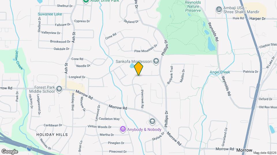 1077 Ponderosa Park Dr Map and Location Details