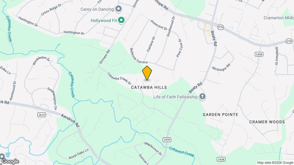 3832 Broadwater Ct Map and Location Details