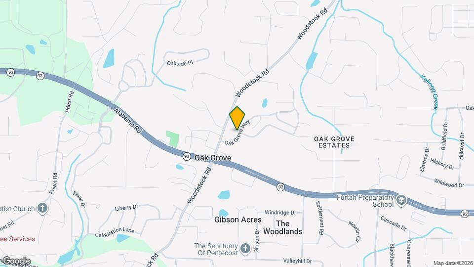 205 Oak Grove Way Map and Location Details