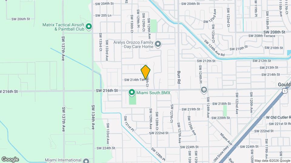 12728 SW 214th Ter Map and Location Details