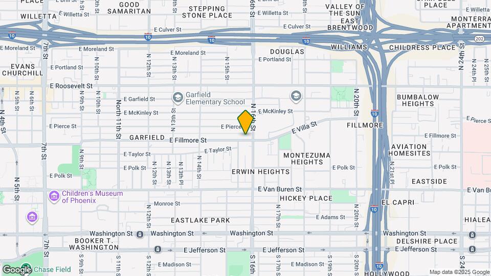 1514 E Fillmore St Map and Location Details