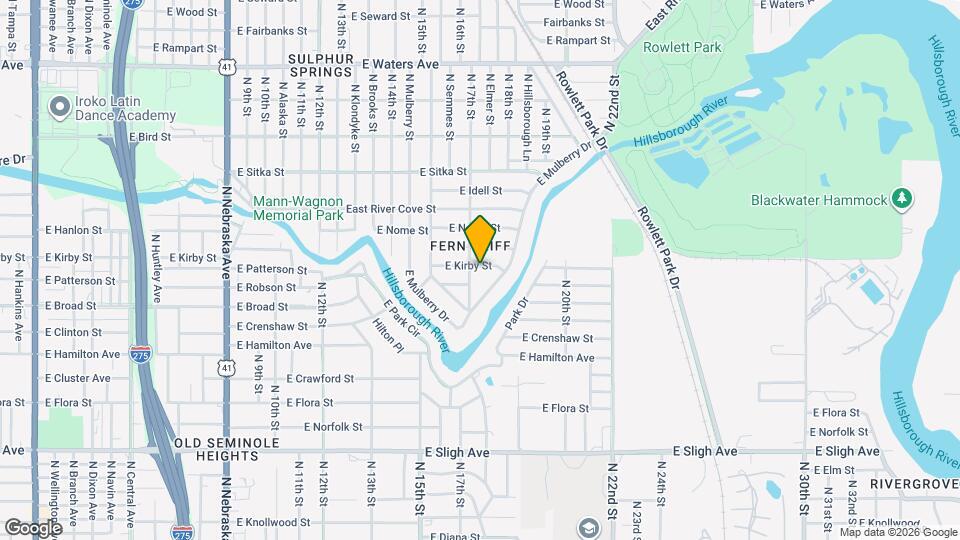 1705 E Kirby St, Unit A Map and Location Details