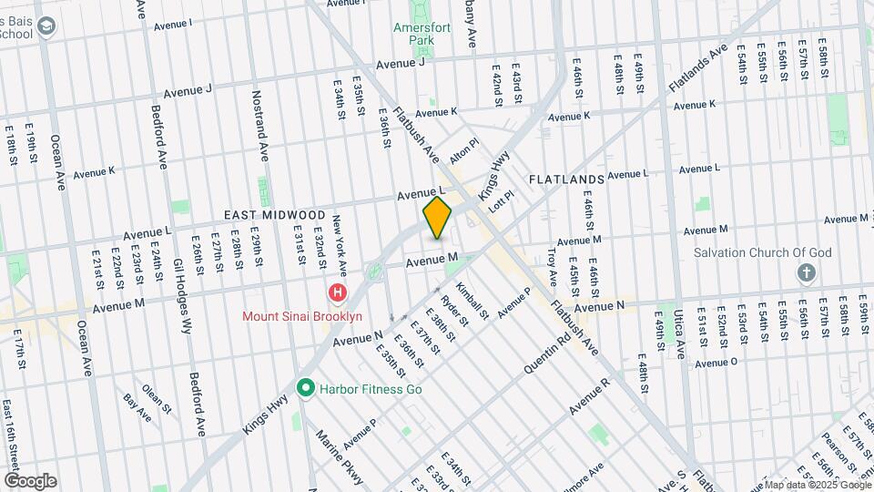 1364 E 38th St Map and Location Details