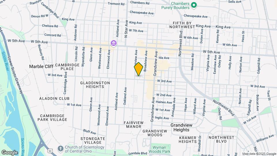 1546-1552 W 3rd Ave Mapa y Detalles de la Ubicación