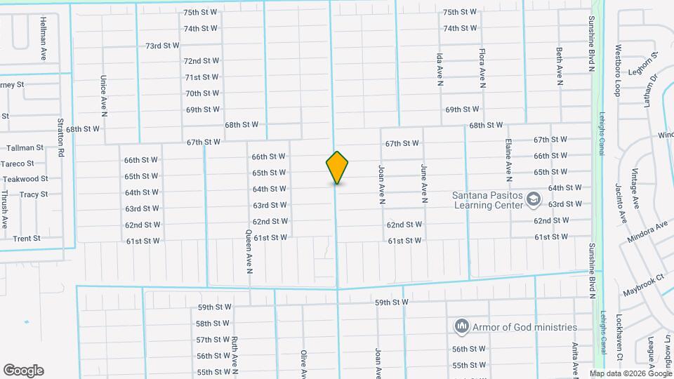 3020 64th St W Map and Location Details