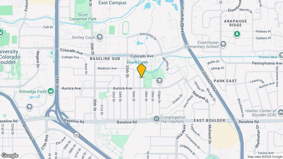 940 37th St Map and Location Details