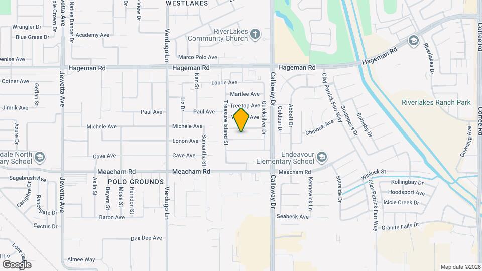 9912 Vanessa Ave Map and Location Details