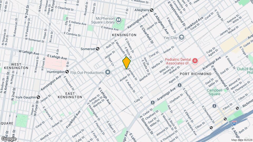 2051 E William St Mapa y Detalles de la Ubicación