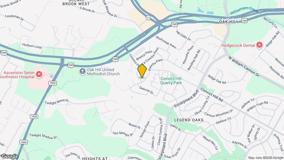 6740 Poncha Pass Map and Location Details