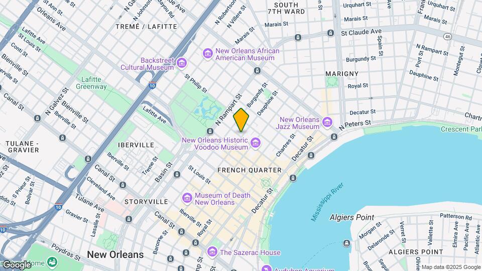 901 Dumaine St Map and Location Details