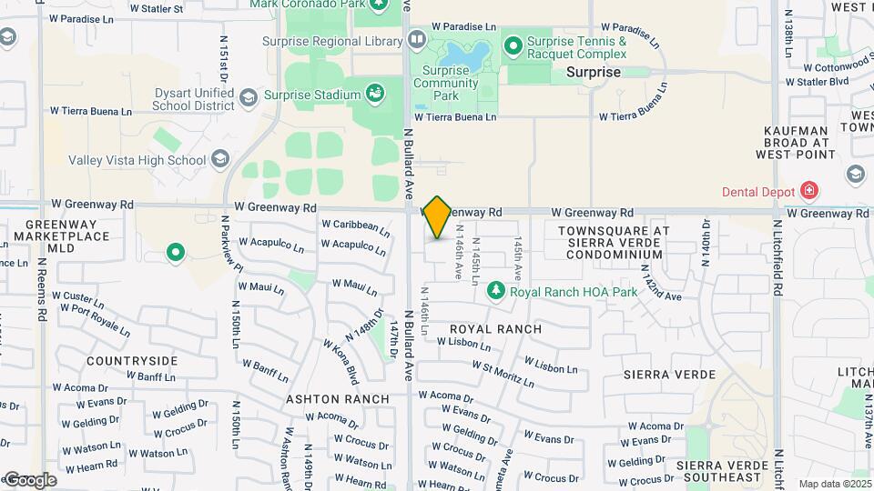 14643 W Acapulco Ln Map and Location Details