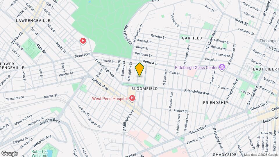 245 S Millvale Ave Map and Location Details