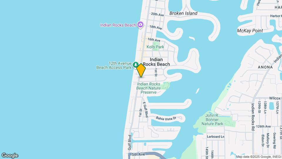 1005 Gulf Blvd Mapa y Detalles de la Ubicación