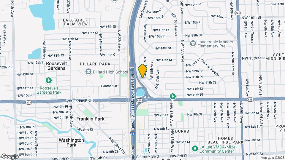 1677 Lauderdale Manor Dr Map and Location Details