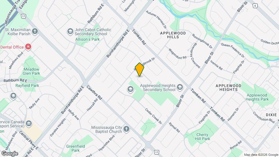 3551 Burningelm Crescent Map and Location Details