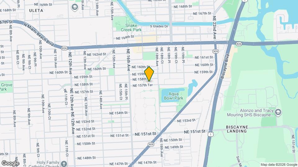 1735 NE 157th Ter Map and Location Details