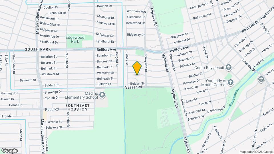 6027 Belneath St Map and Location Details