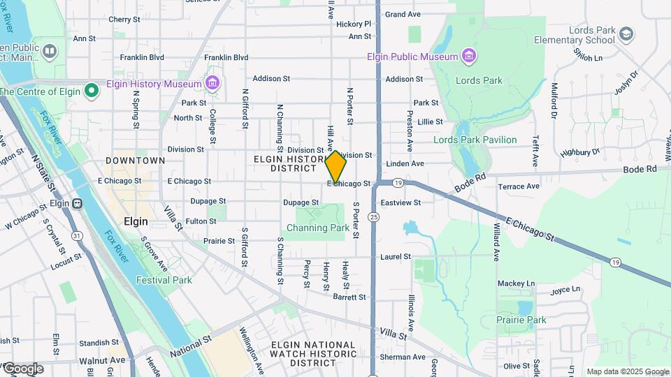 517 E Chicago St Map and Location Details