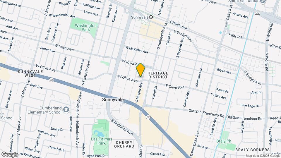 489 S Murphy Ave Map and Location Details