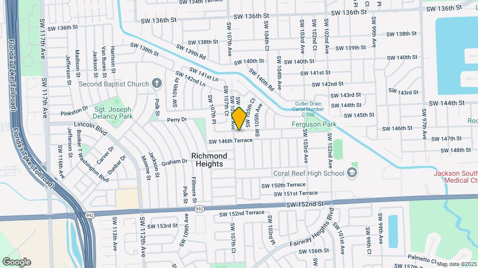 10680 SW 146th St Map and Location Details