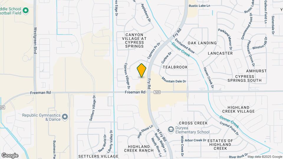 7006 Cedar Breeze Ct Map and Location Details