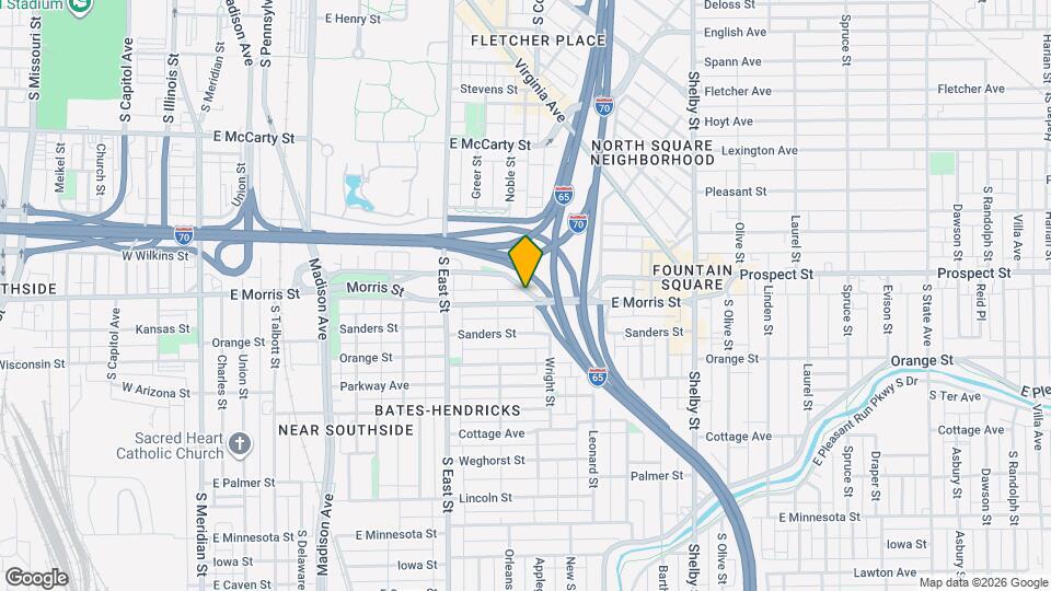 736 E Morris St Map and Location Details