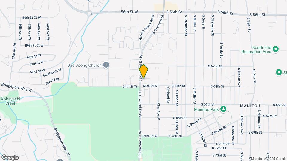 5327 64th St W Map and Location Details