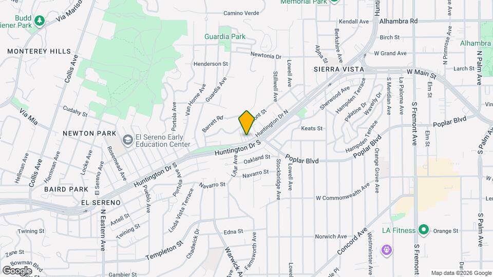 5261 Huntington Dr N Map and Location Details