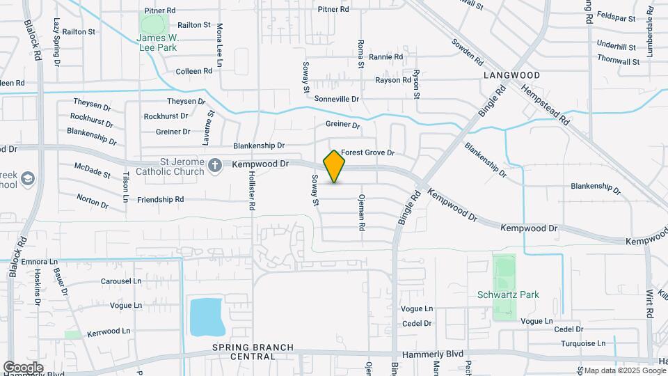 8635 McDade St Map and Location Details